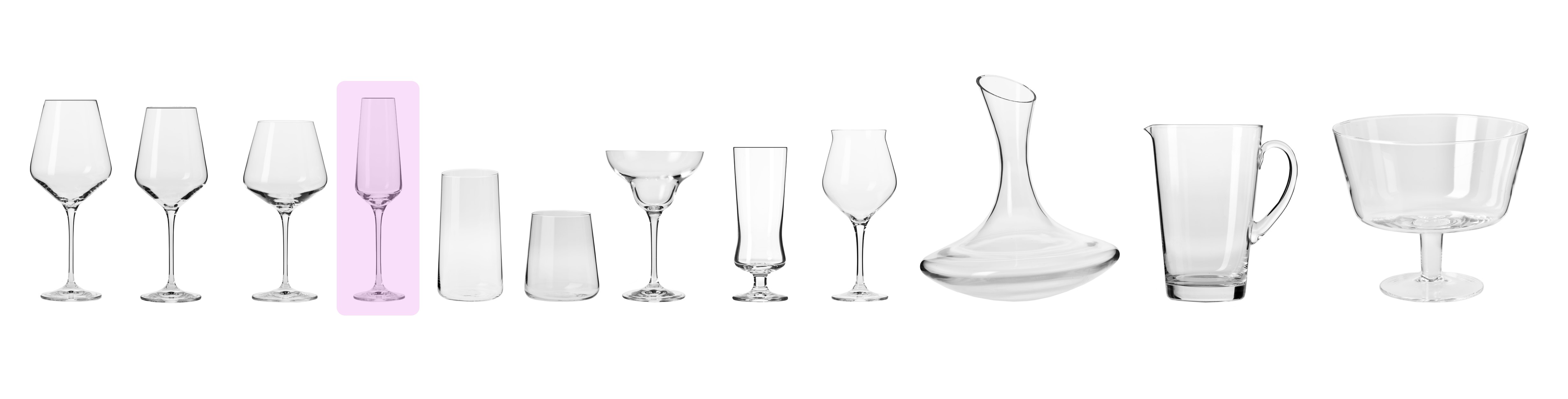Champagne flutes collection AVANT-GARDE