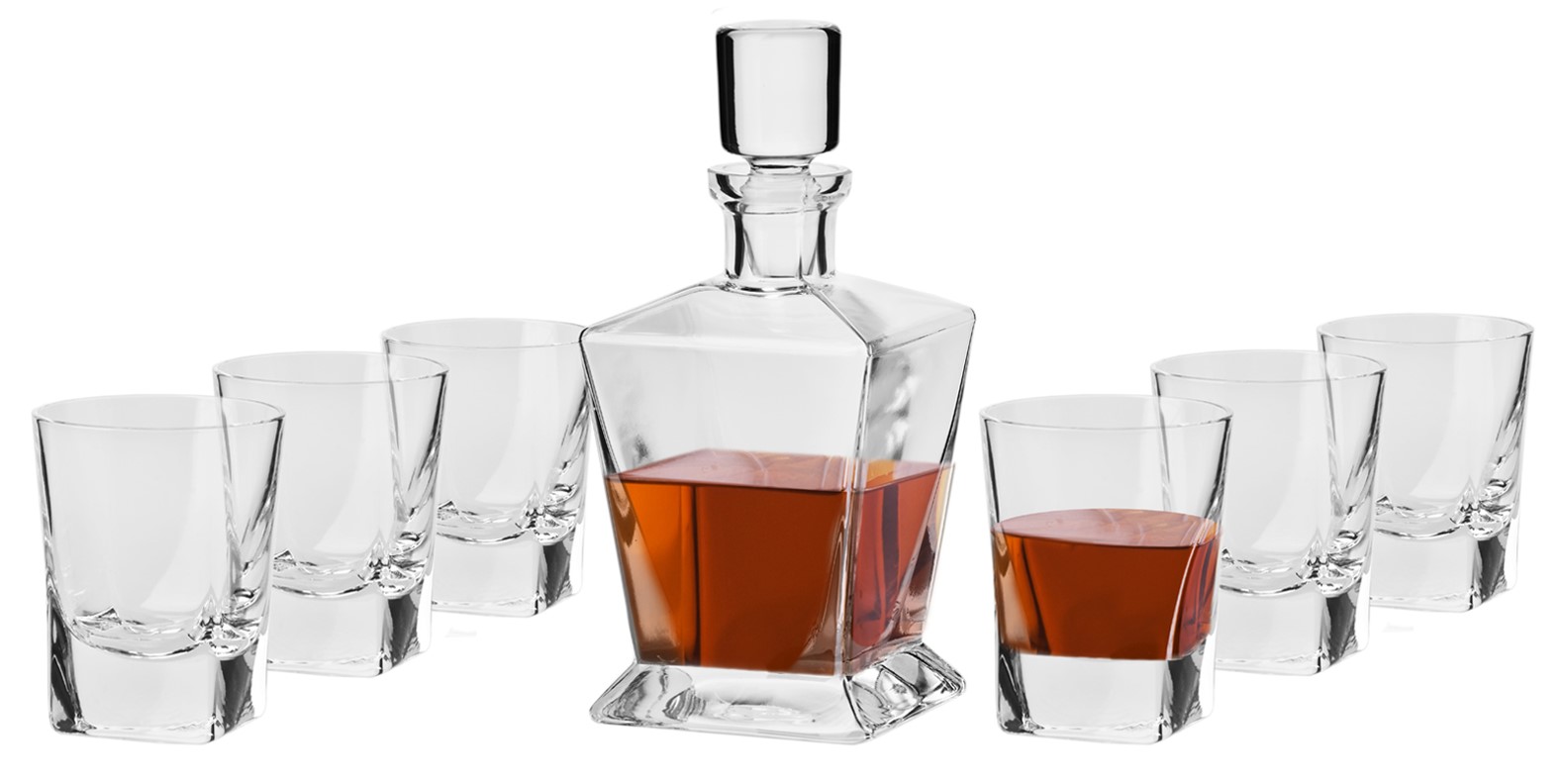 Magnificent 7-piece whiskey set
