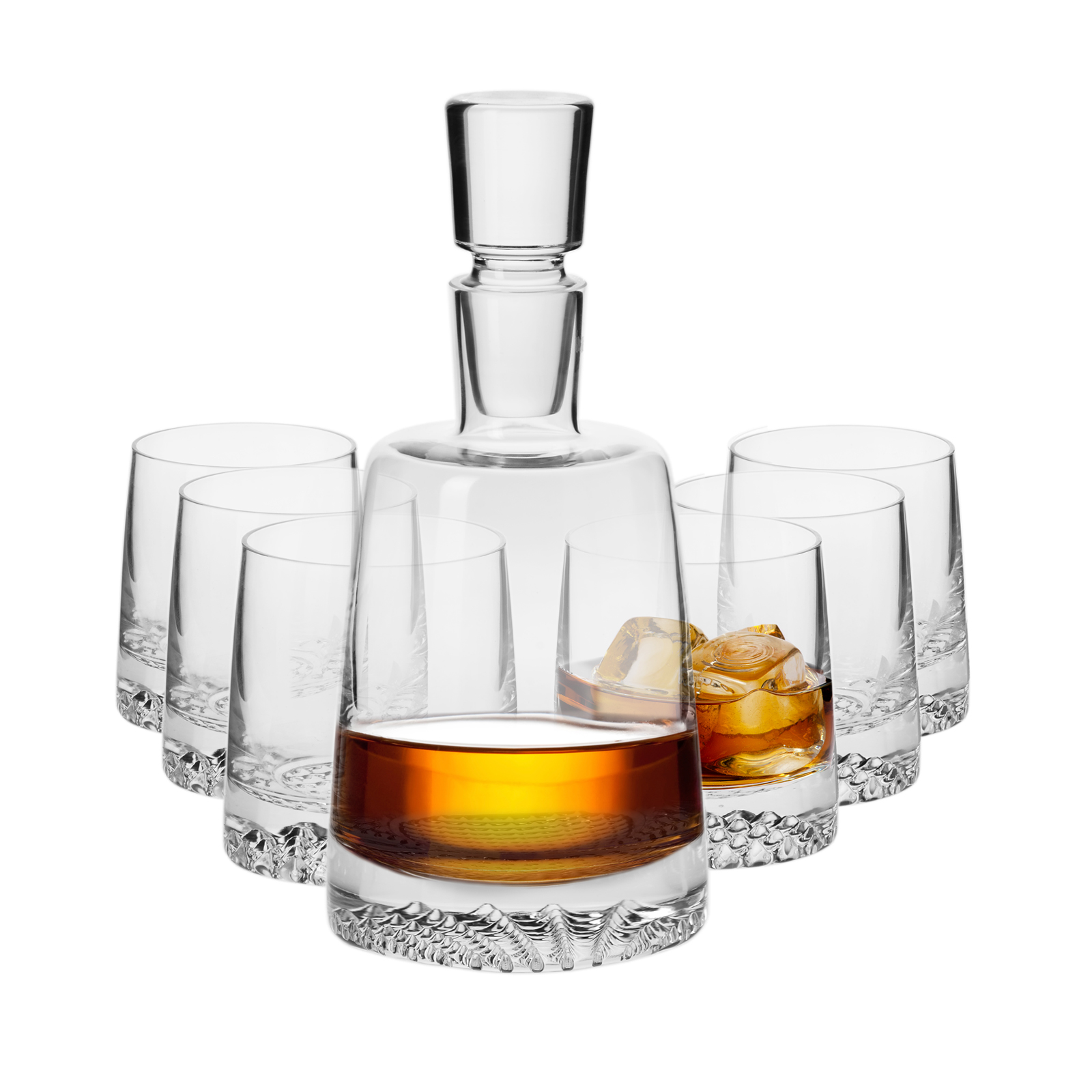 Magnificent 7-piece whiskey set